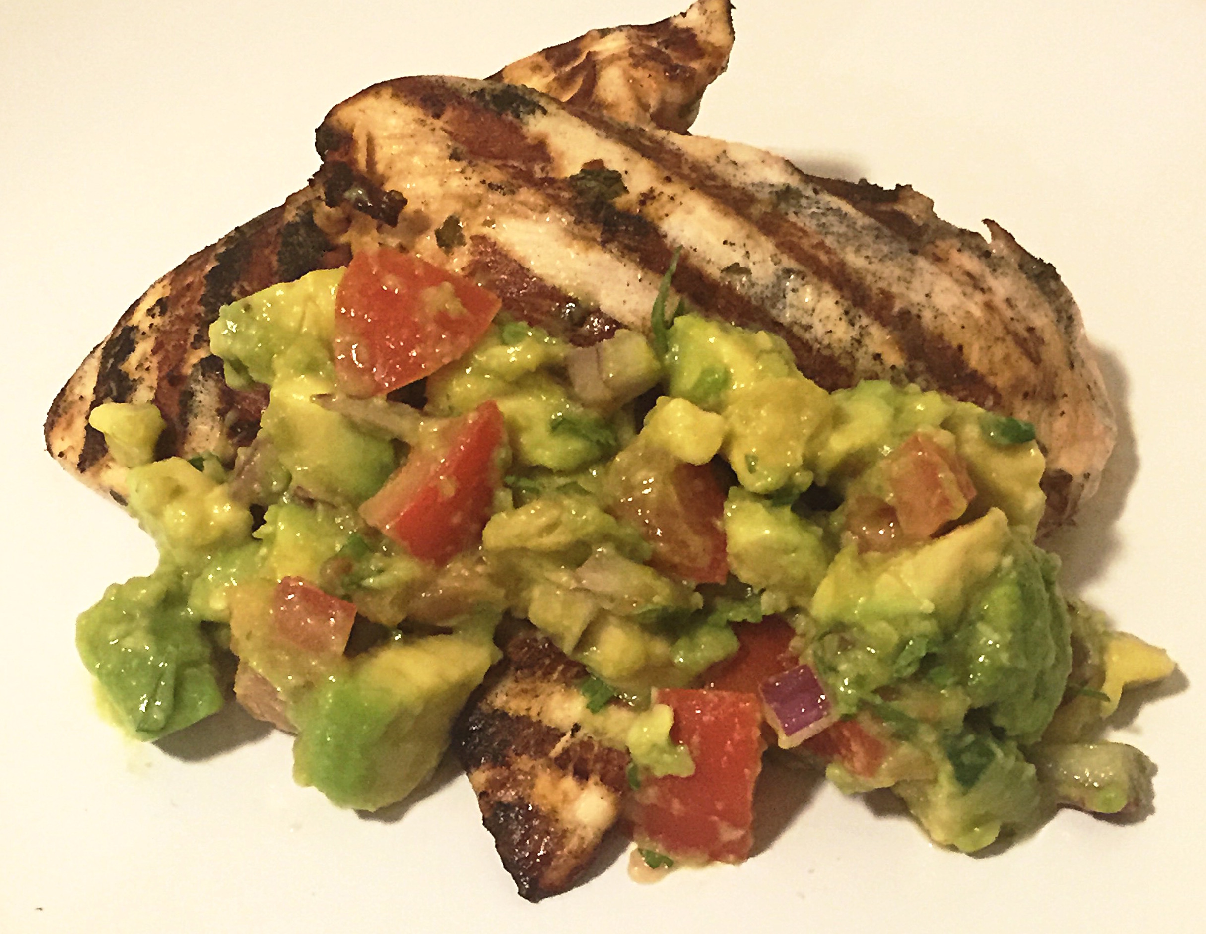 Cilantro Lime Chicken with Avocado Salsa