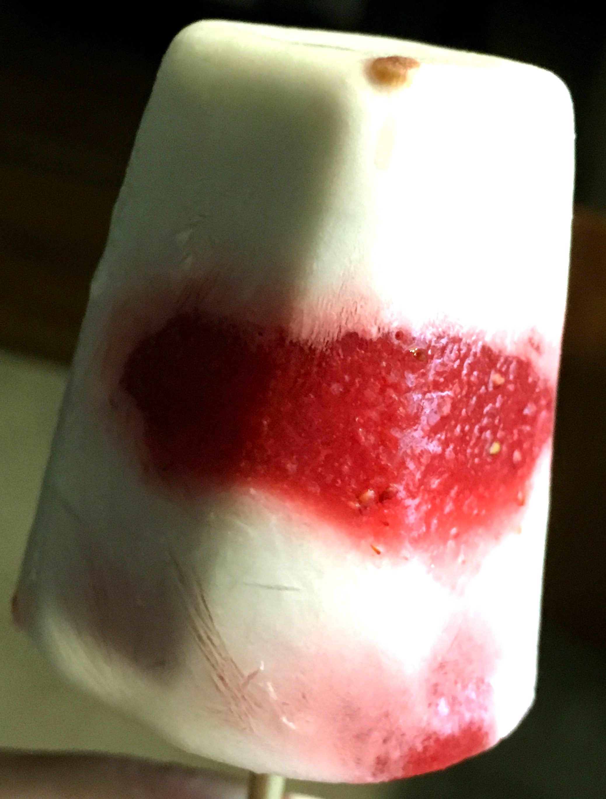 Strawberry Coconut Popsicles